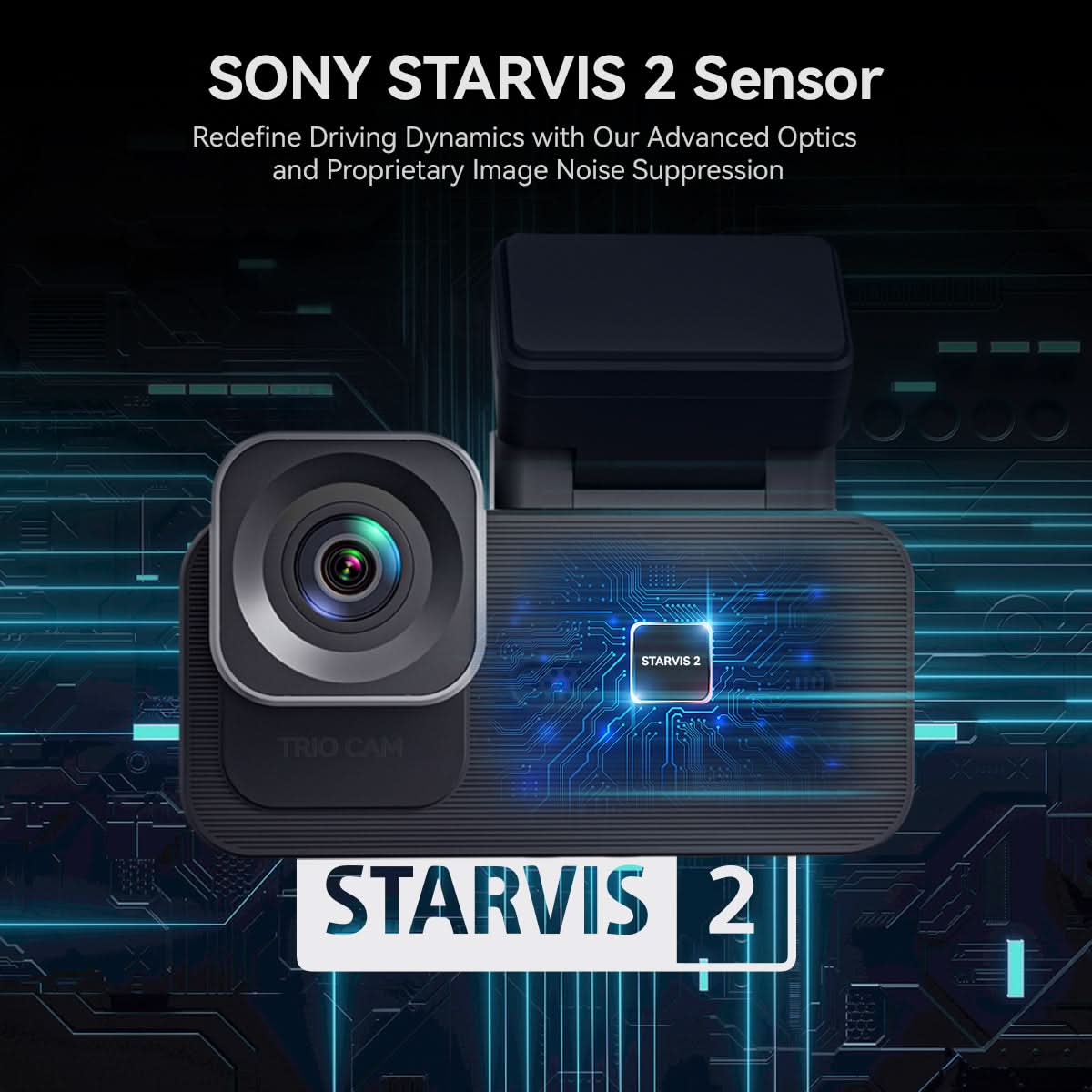 WOLFBOX X5 3 Channel Touchscreen WiFi Mini Dash Camera camera WOLFBOX