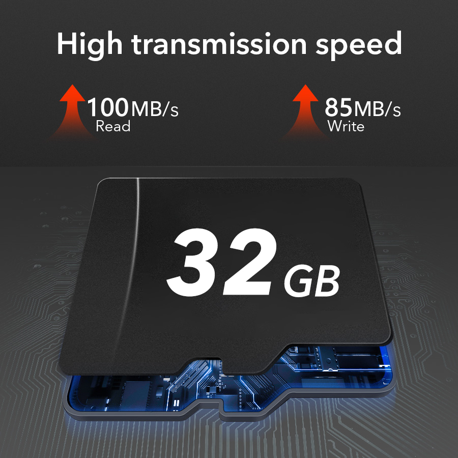 Redtiger 256GB SD Card For Dash Cam Class 10 U3