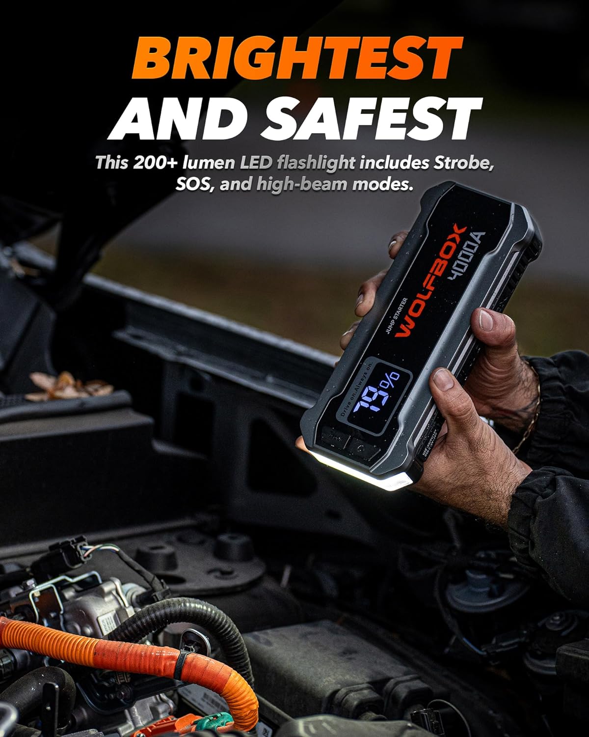 WOLFBOX MegaVolt24 Jump Starter with Lifetime Warranty WOLFBOX