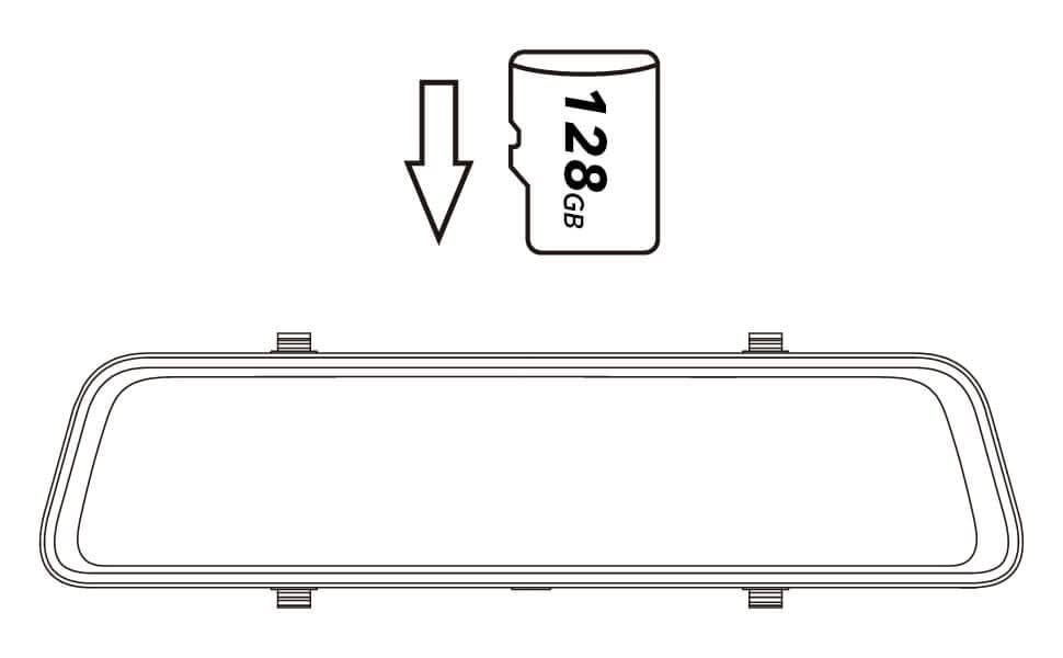WOLFBOX Dash Cam 128GB Micro SD Card, Class 10 U3 TF Card Accessory WOLFBOX