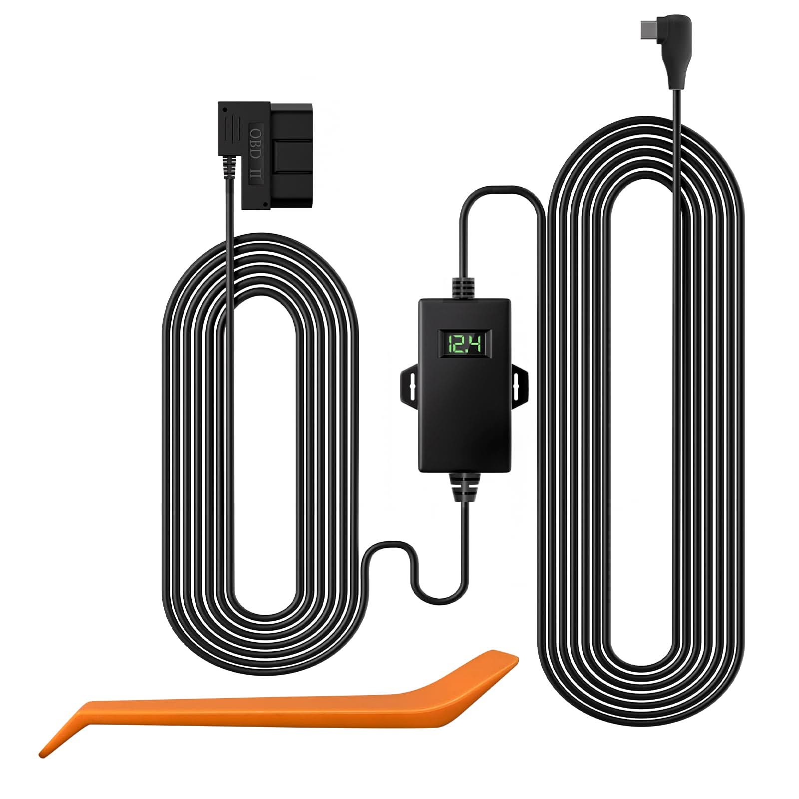WOLFBOX Dashcam Multifunctional Hardwire Kit For G900/G850/G840S/G840H/G930/X5/i17/i07 Parking Mode Accessory WOLFBOX OBD Hardwire kit-11.5ft
