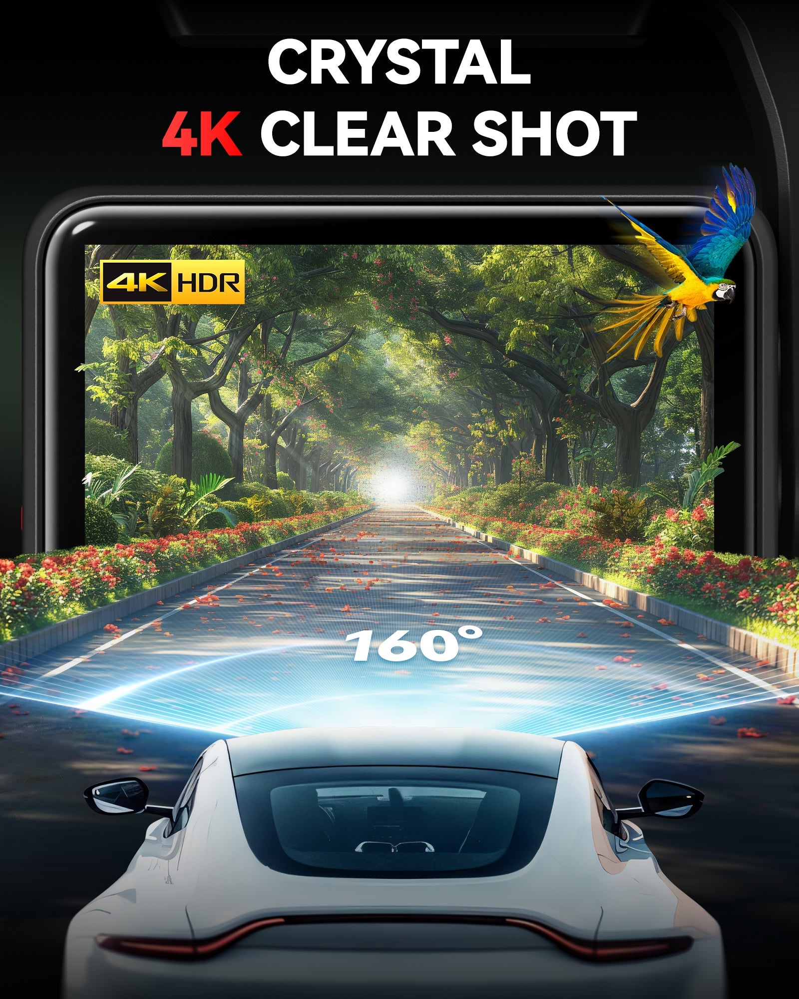 Redtiger F4 4K Voice Control Dash Cam Hot Sales REDTIGER Official