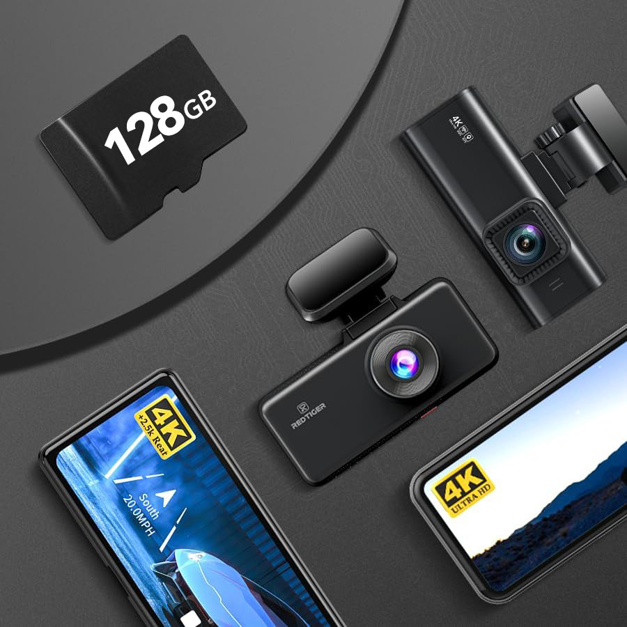 Redtiger 128GB SD Card For Dash Cam Class 10 U3