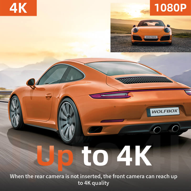 i07 | 3 Channel 2.5K+1080P+1080P Mini Dashboard Cam-Refurbished camera WOLFBOX