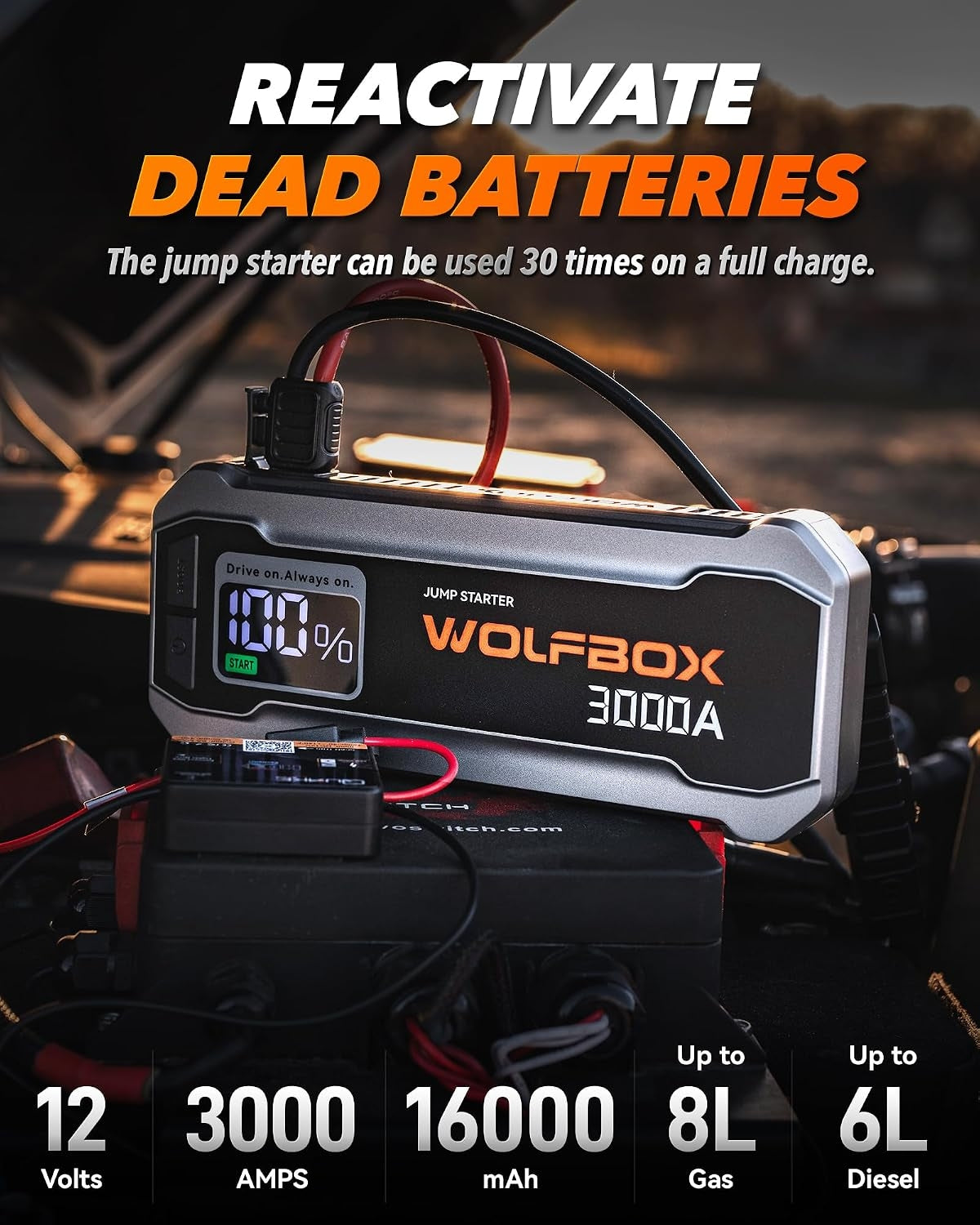 WOLFBOX MegaVolt16 Jump Starter