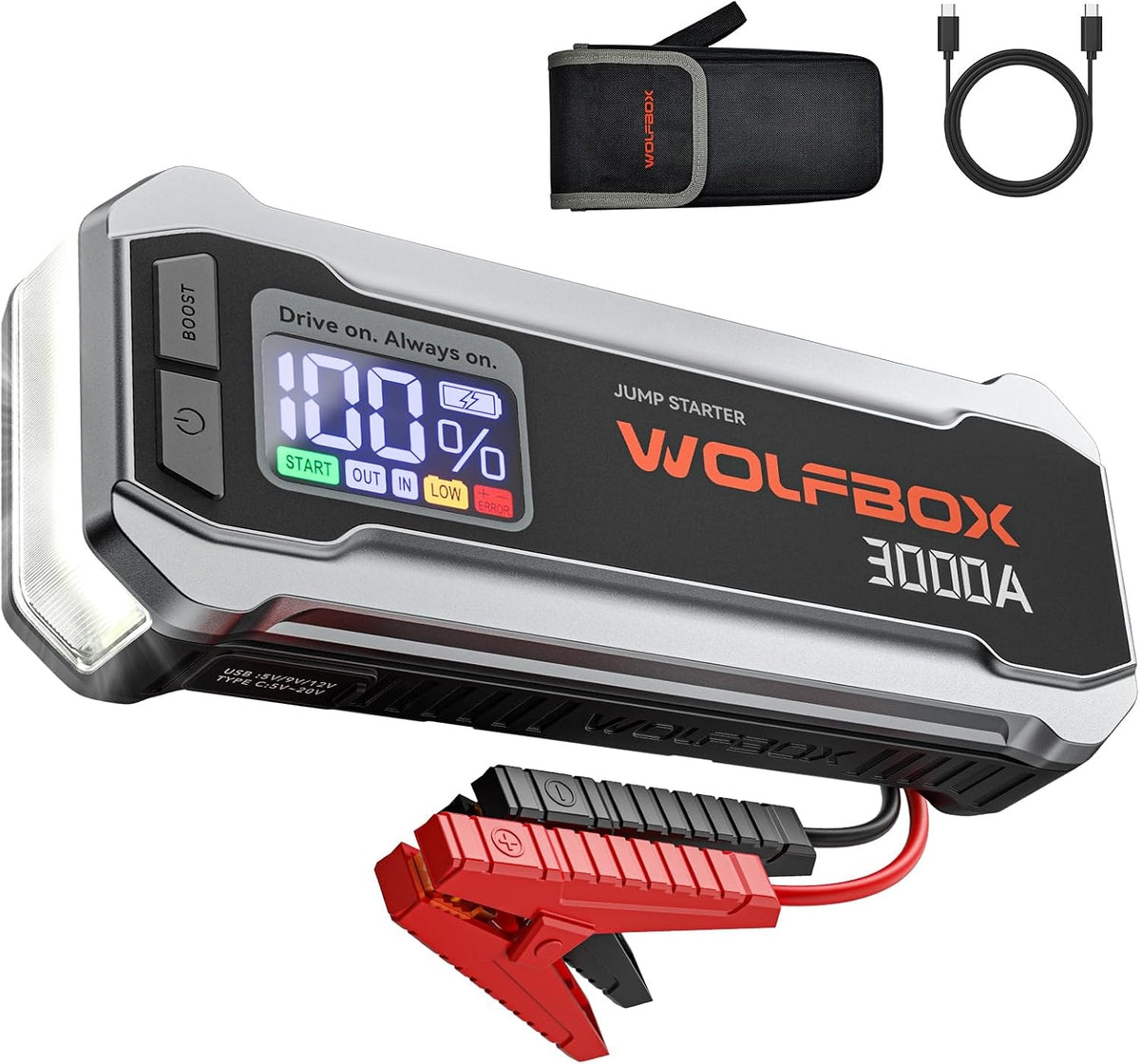 WOLFBOX MegaVolt16 Jump Starter