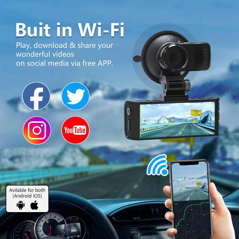 Redtiger F7NS 4K Front Car Dash Camera Hot Sales REDTIGER Dash Cam