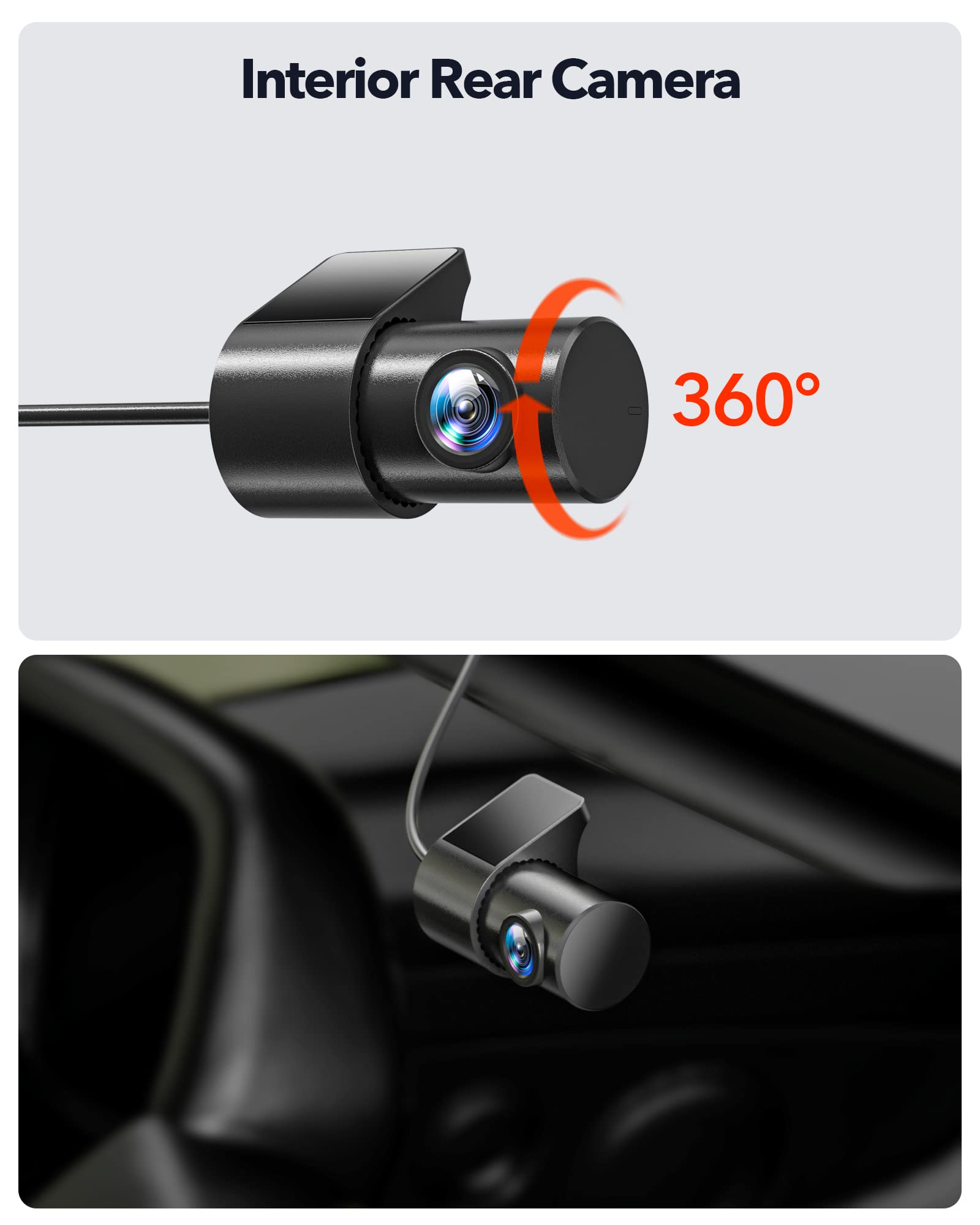 Redtiger F9 4K Dual Front and Rear Mini Dash Cam Hot Sales REDTIGER Dash Cam