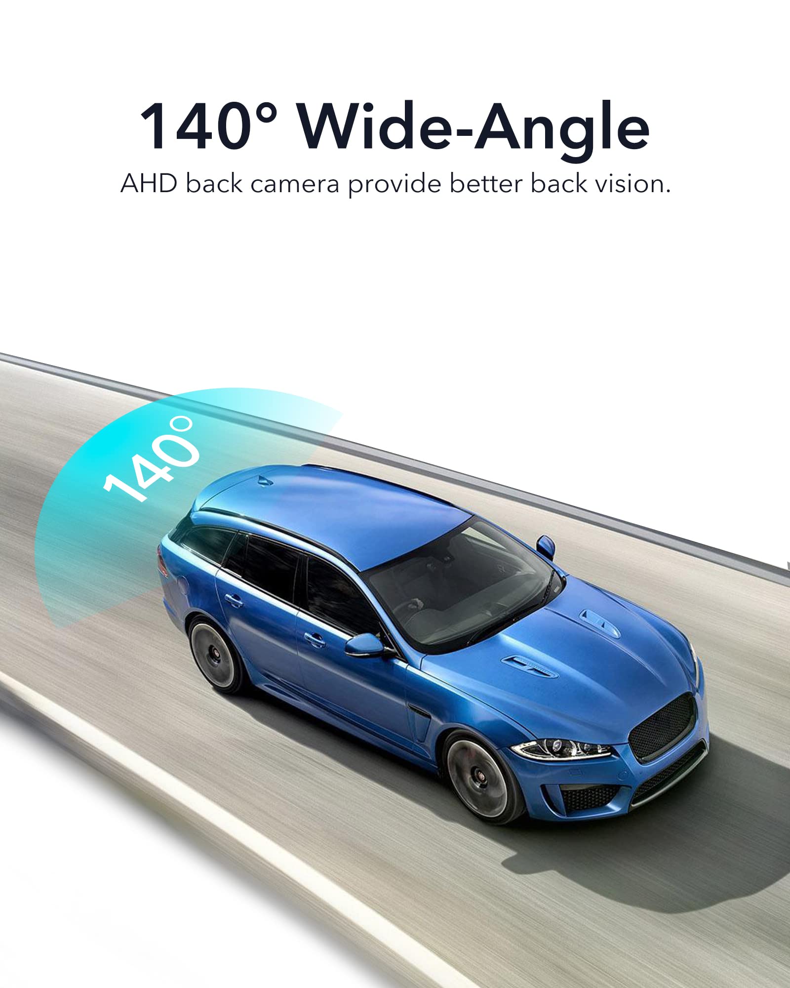 Redtiger Outside Waterproof 1080P Back Up Rear Camera Accessories REDTIGER Dash Cam