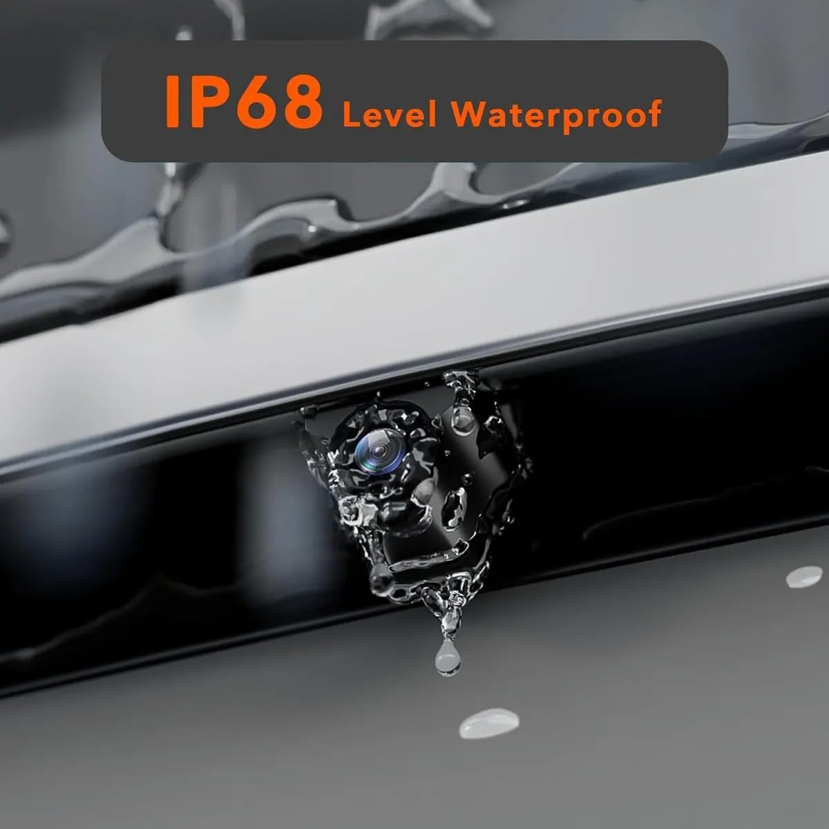 Redtiger Upgraded Clear WDR Waterproof Rear Camera