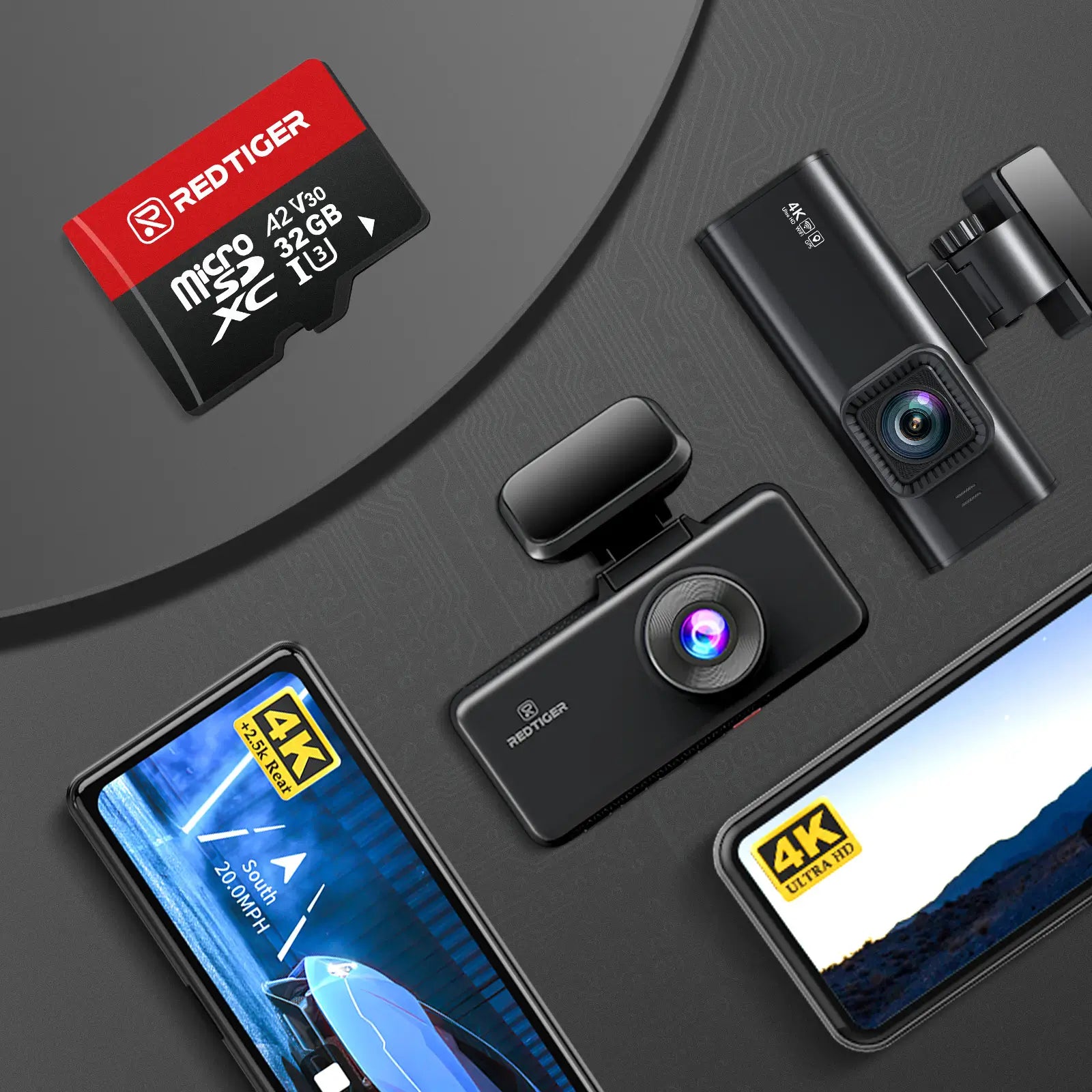 Redtiger 32GB SD Card For Dash Cam Class 10 U3