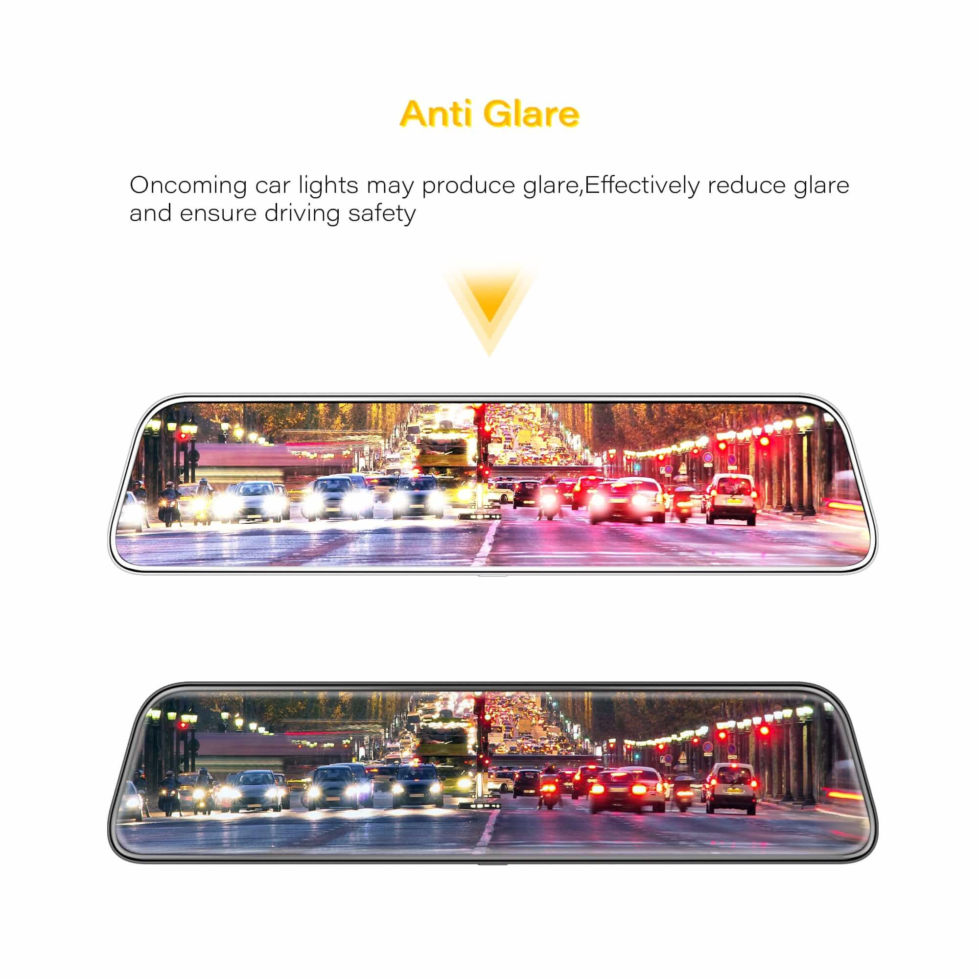 WOLFBOX 12inch Anti-Glare Film for G900PRO/G900Tripro Mirror Camera Accessory WOLFBOX