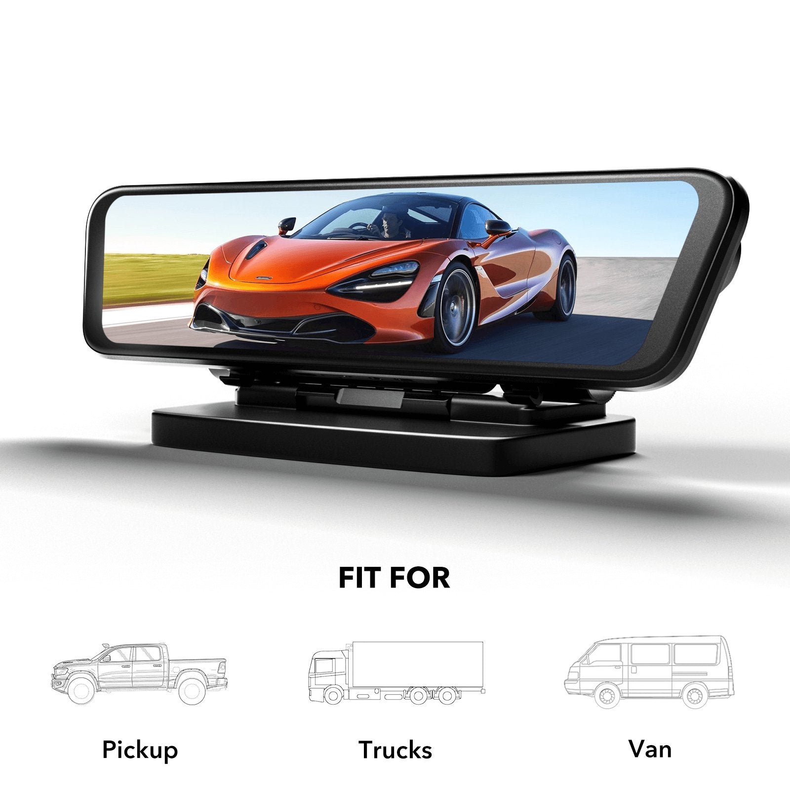 WOLFBOX Center Console Base Bracket for Mirror Dash Camera