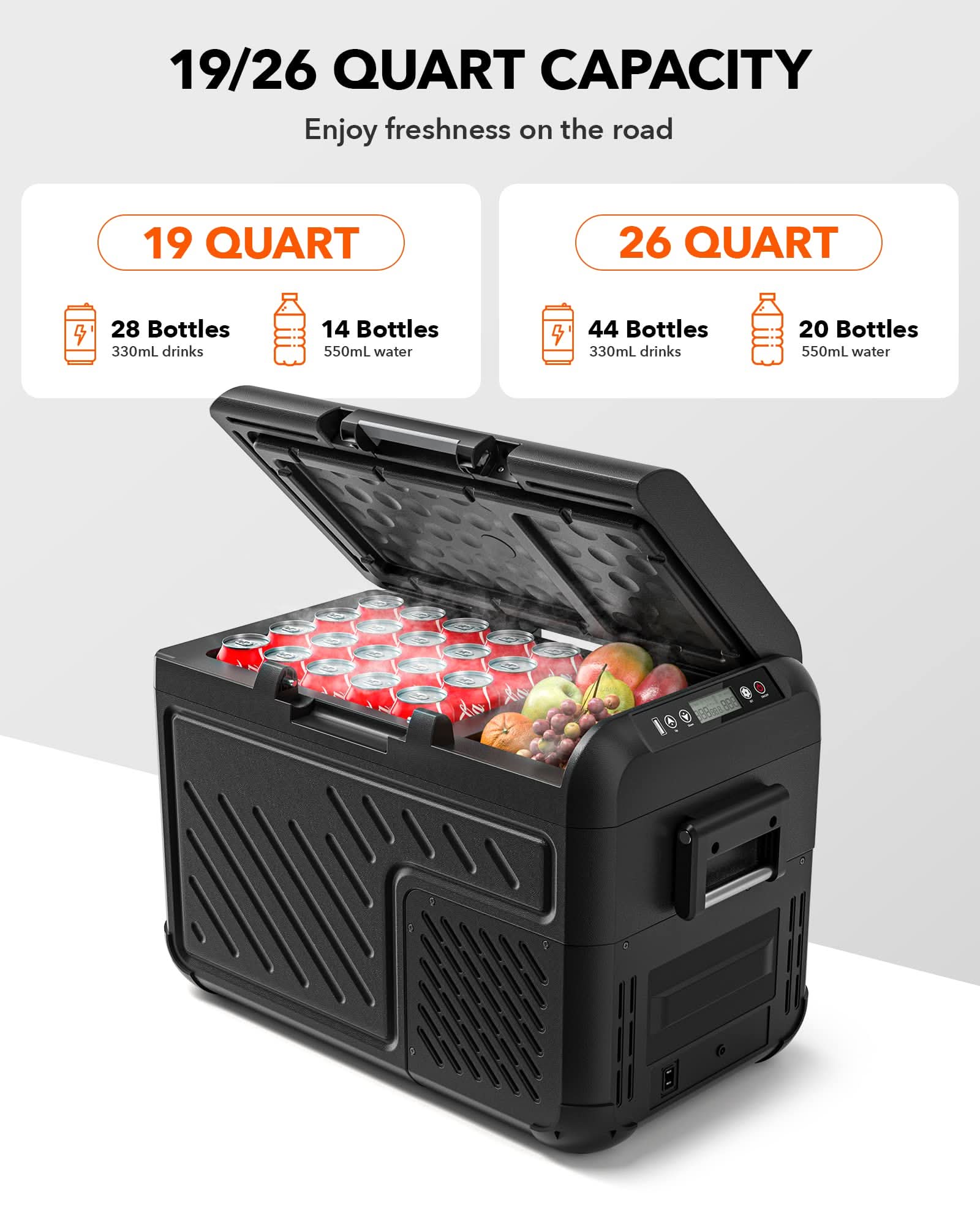 WOLFBOX Car Fridge Portable Refrigerator- Refurbished Car Fridge WOLFBOX