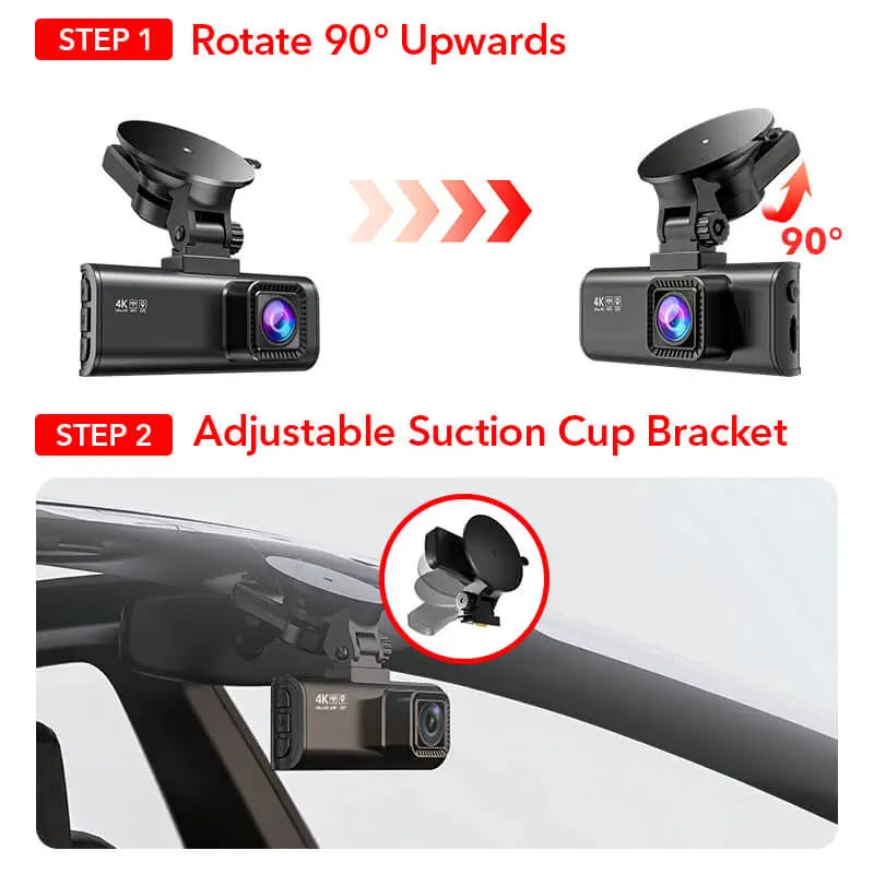 Design Your 4K Dash Cam Kit REDTIGER Dash Cam