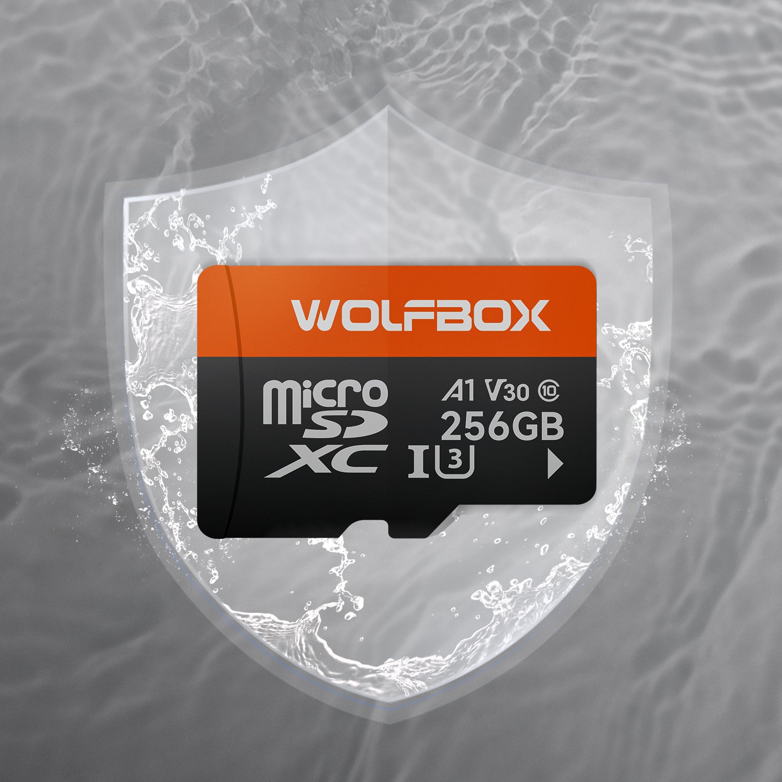 WOLFBOX 256GB Full Ultra HD SD Card [New Version]
