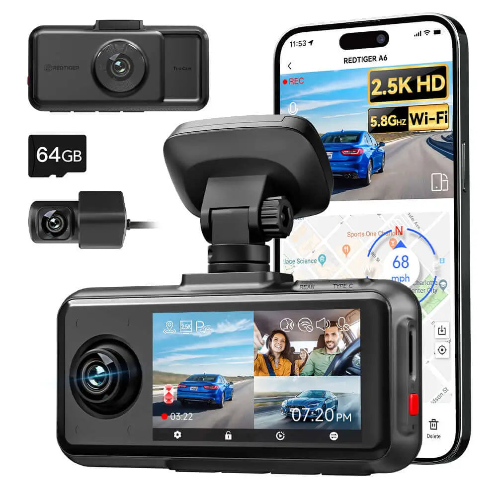 Design Your 4K Dash Cam Kit REDTIGER Dash Cam