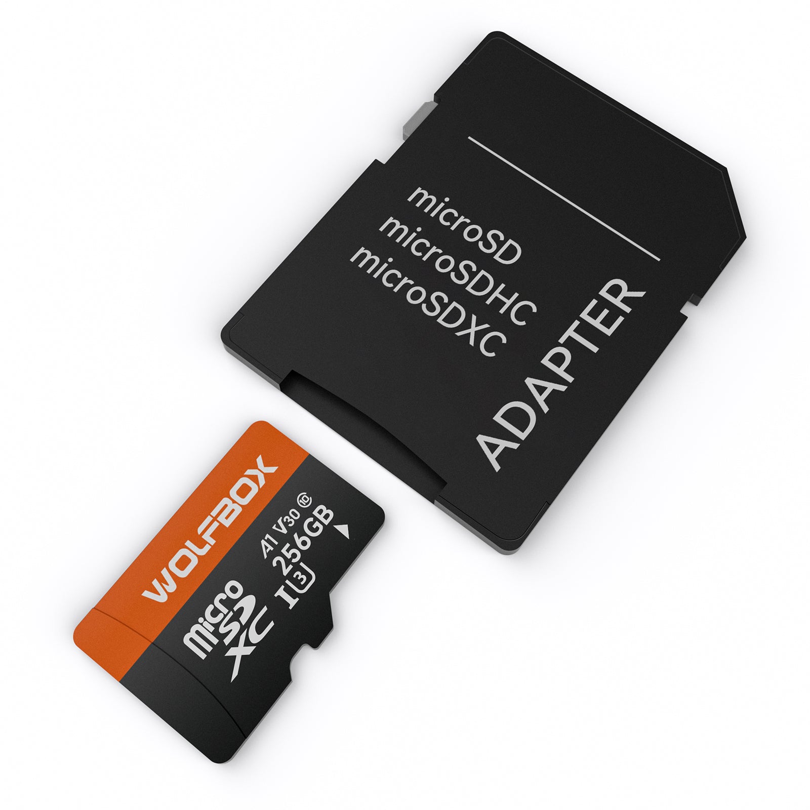 WOLFBOX 256GB Full Ultra HD SD Card [New Version]
