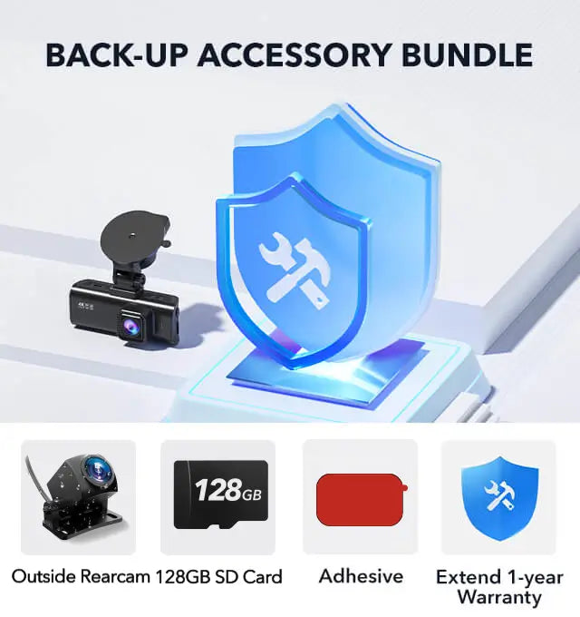 Redtiger Back-up Accessory Bundle Bundle REDTIGER Dash Cam