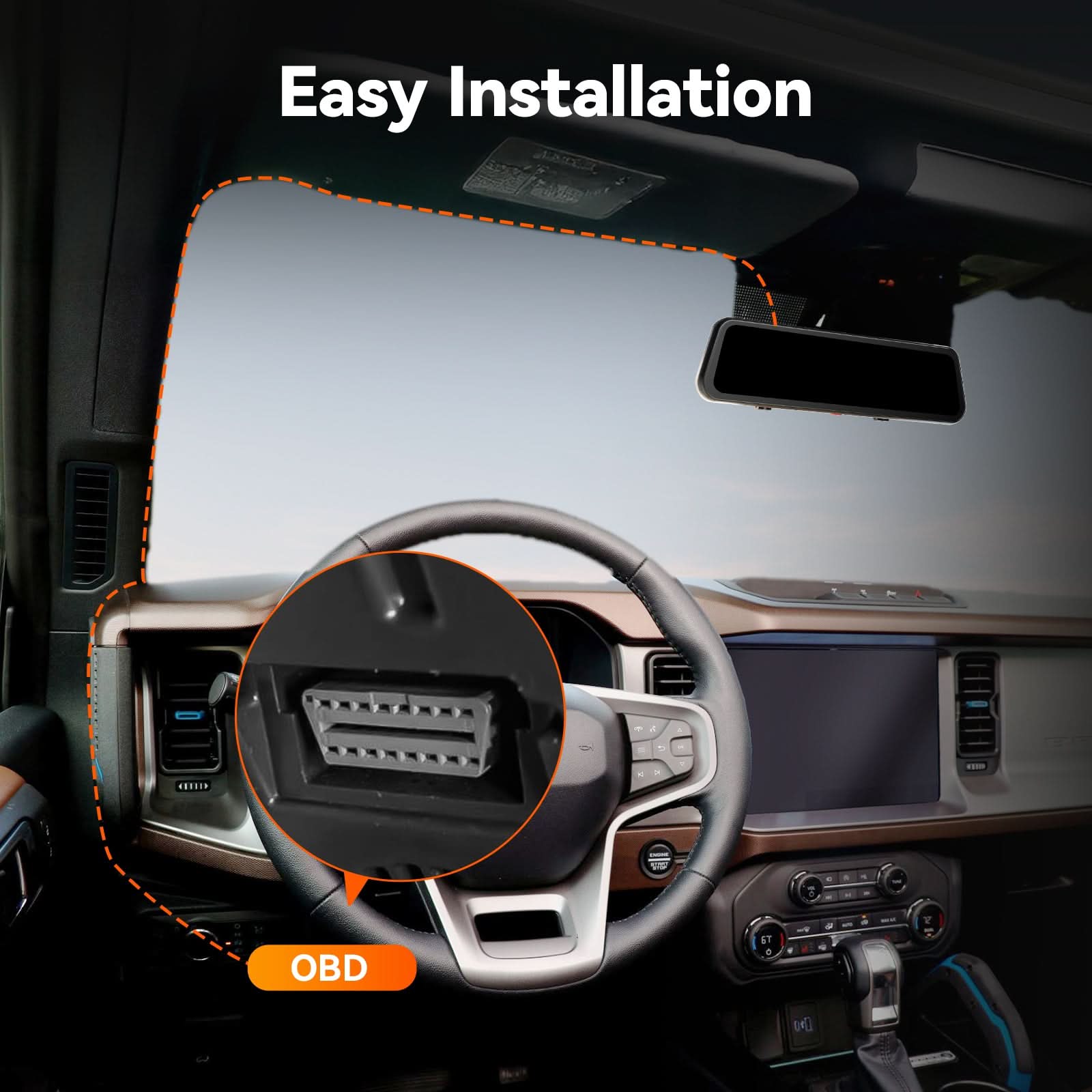 WOLFBOX Dashcam Multifunctional Hardwire Kit for G900TriPro - WOLFBOX