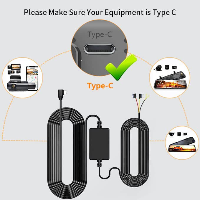 WOLFBOX Dashcam Multifunctional Hardwire Kit For G900/G850/G840S/G840H/G930/i17/i07 Parking Mode Accessory WOLFBOX   