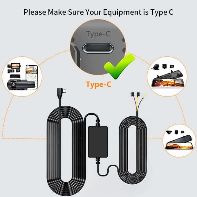 WOLFBOX Dashcam Multifunctional Hardwire Kit For G900/G850/G840S/G840H/G930/X5/i17/i07 Parking Mode Accessory WOLFBOX