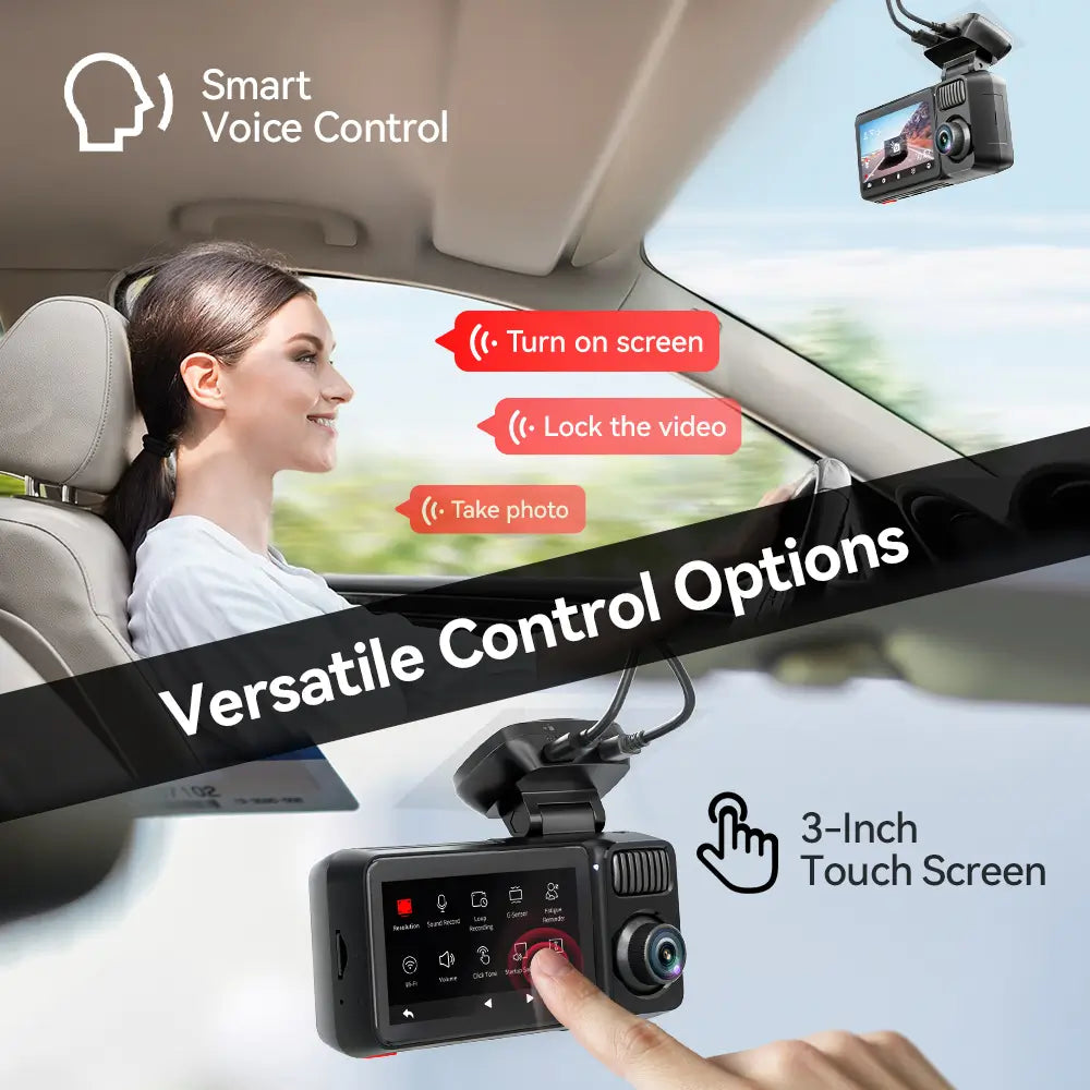 Redtiger F17 Elite 3 Channel Ultra Color 4K+2.5K+1080P Wifi-6 Dash Cam easy-product-customizer