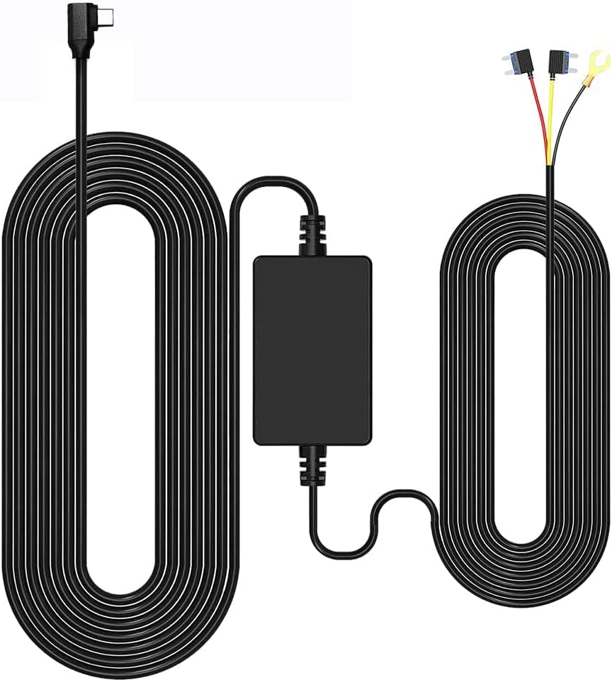 WOLFBOX Dashcam Hardwire Kit For Parking Mode Accessory WOLFBOX Extended Hardwire Kit-20ft  