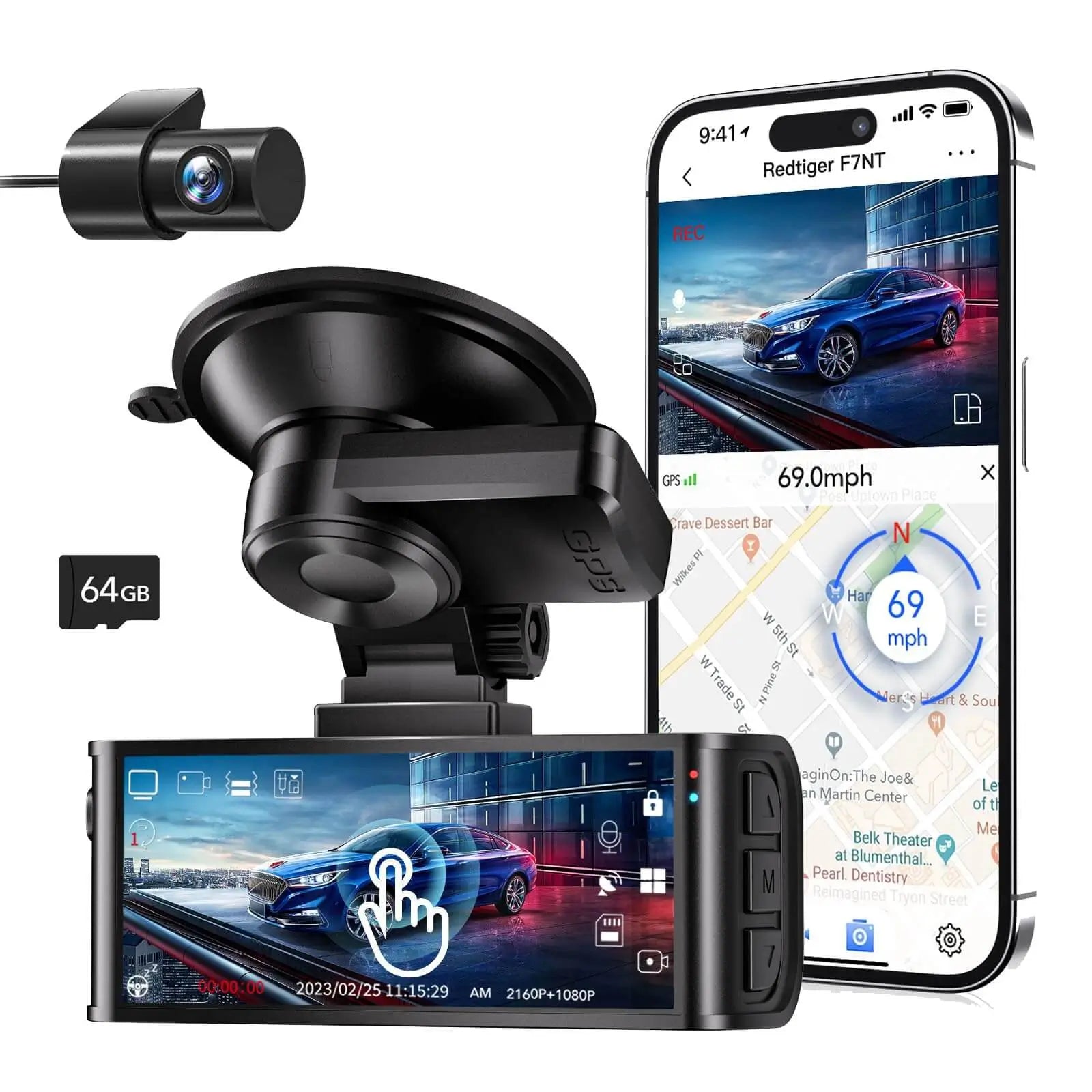 Design Your 4K Dash Cam Kit REDTIGER Dash Cam