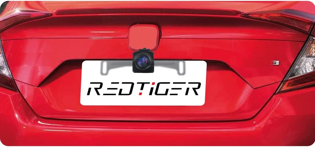 Redtiger Reverse Rear Cam License Plate Bracket Accessories REDTIGER Dash Cam   