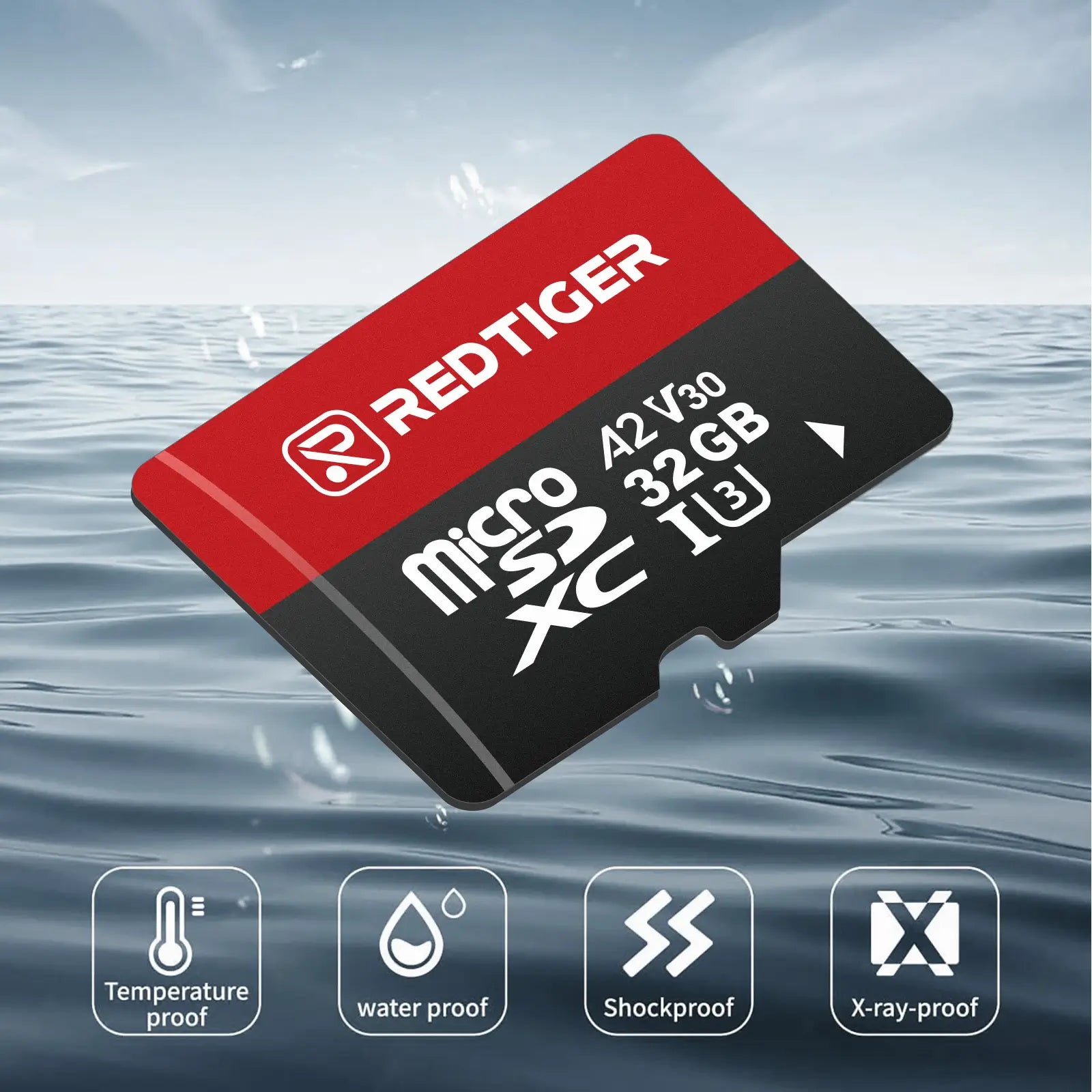 Redtiger 32GB SD Card For Dash Cam Class 10 U3