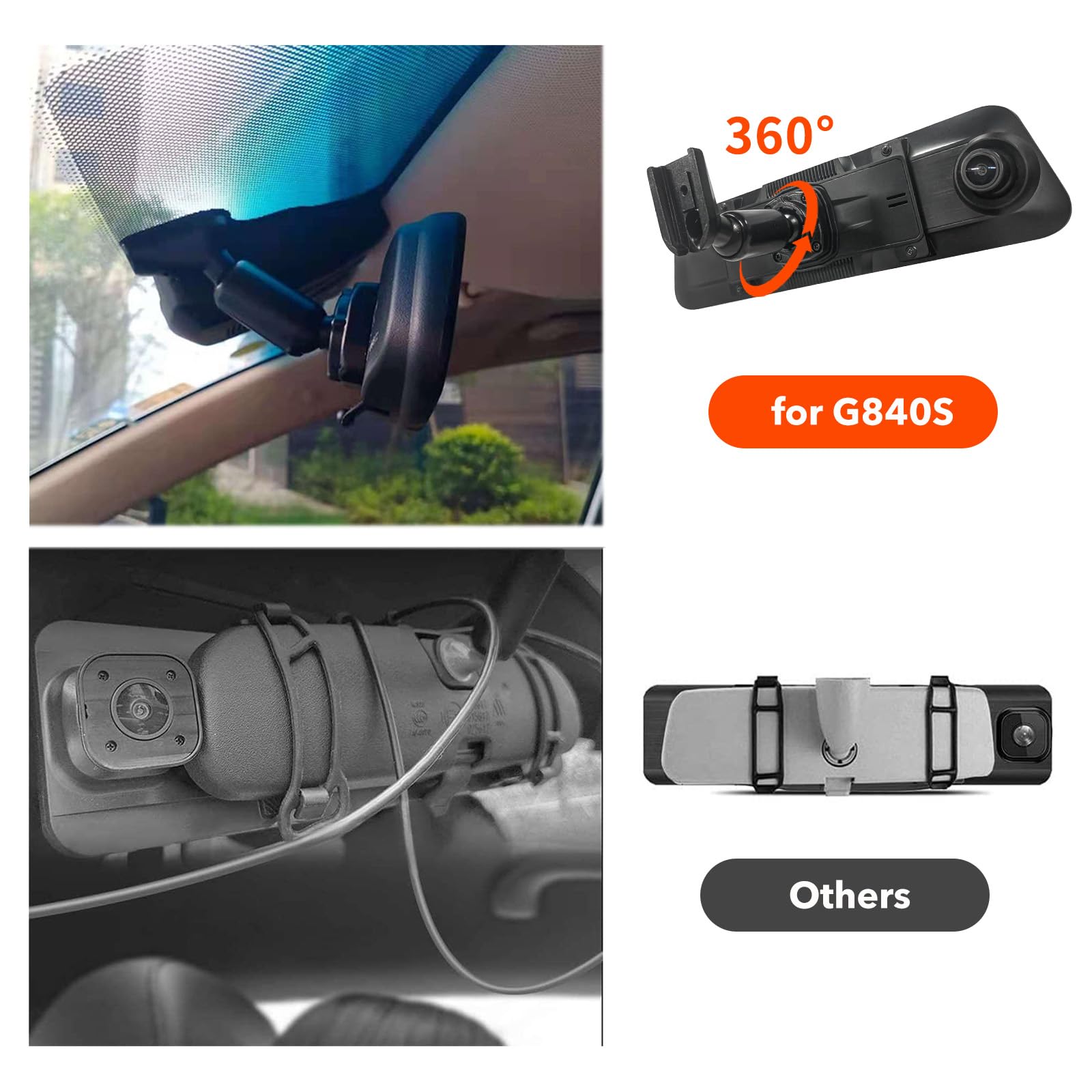 WOLFBOX OEM Bracket for Mirror Dash Camera Accessory WOLFBOX   